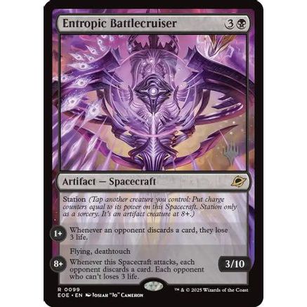 Entropic Battlecruiser (PPEOE-099) - Promo Pack: Edge of Eternities Foil