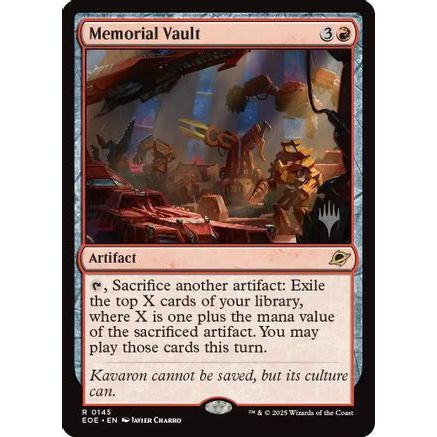 Memorial Vault (PPEOE-145) - Promo Pack: Edge of Eternities Foil
