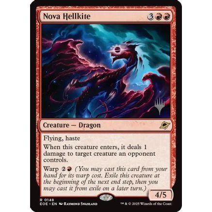 Nova Hellkite (PPEOE-148) - Promo Pack: Edge of Eternities Foil