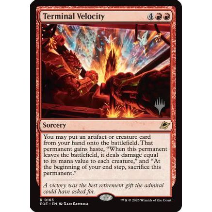Terminal Velocity (PPEOE-163) - Promo Pack: Edge of Eternities Foil