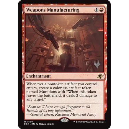 Weapons Manufacturing (PPEOE-168) - Promo Pack: Edge of Eternities Foil