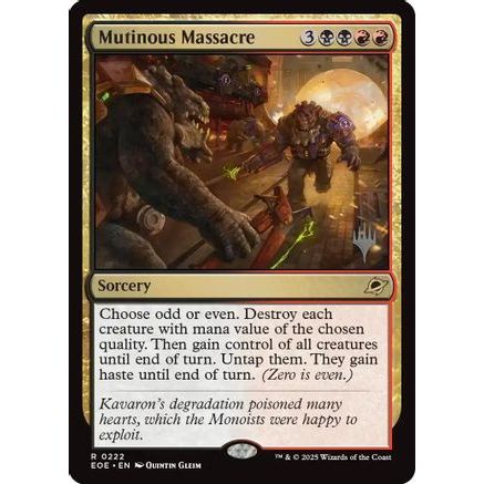 Mutinous Massacre (PPEOE-222) - Promo Pack: Edge of Eternities Foil