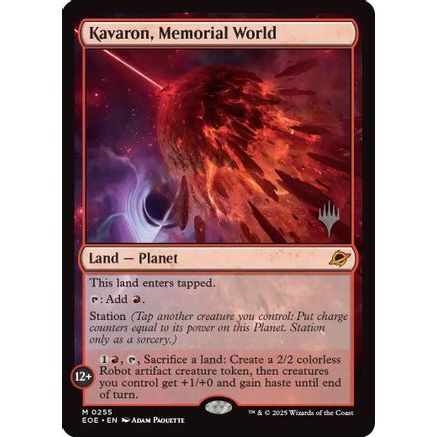 Kavaron, Memorial World (PPEOE-255) - Promo Pack: Edge of Eternities Foil