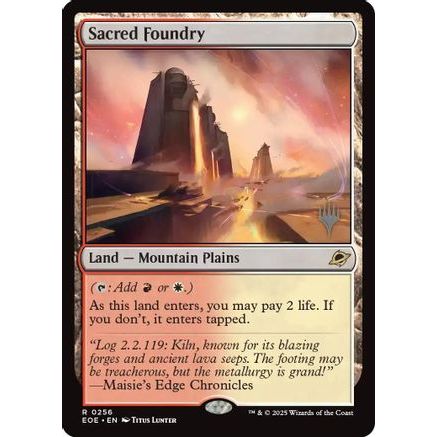 Sacred Foundry (PPEOE-256) - Promo Pack: Edge of Eternities Foil