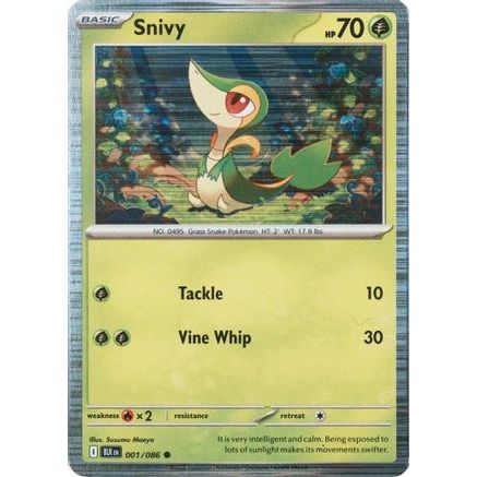 Snivy - 001/086 (Unova Poster Collection) 1 - Miscellaneous Cards & Products Holofoil