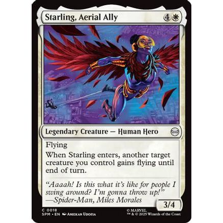 Starling, Aerial Ally (SPM-018) - Marvel's Spider-Man Foil