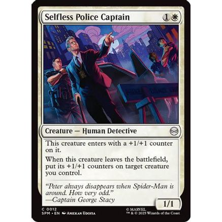 Selfless Police Captain (SPM-012) - Marvel's Spider-Man Foil