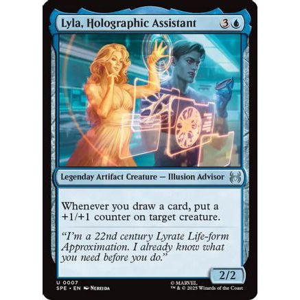 Lyla, Holographic Assistant (SPE-007) - Marvel's Spider-Man: Eternal-Legal Foil