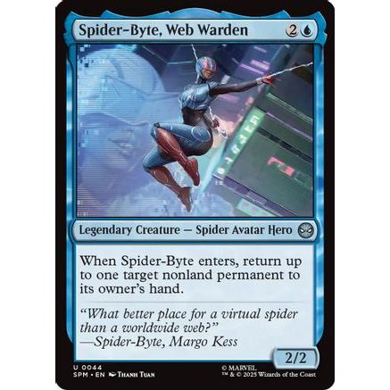 Spider-Byte, Web Warden (SPM-044) - Marvel's Spider-Man Foil