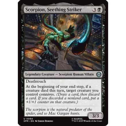 Scorpion, Seething Striker (SPM-064) - Marvel's Spider-Man Foil