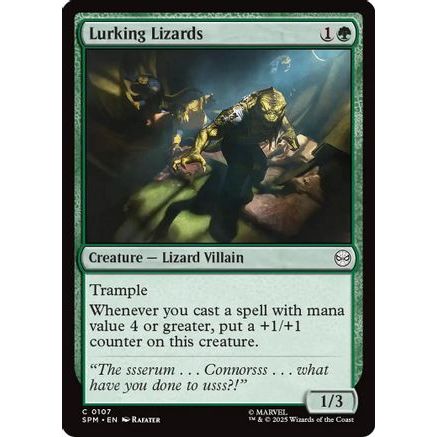 Lurking Lizards (SPM-107) - Marvel's Spider-Man Foil