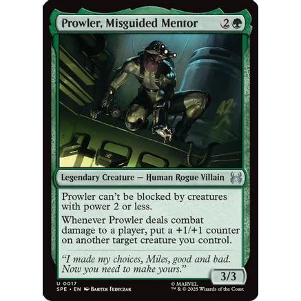 Prowler, Misguided Mentor (SPE-017) - Marvel's Spider-Man: Eternal-Legal