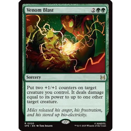 Venom Blast (SPE-020) - Marvel's Spider-Man: Eternal-Legal Foil