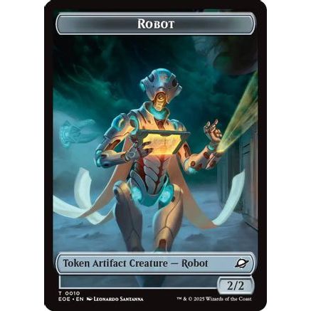 Robot // Lander (0004) Double-Sided Token (EOE-10 // 4) - Edge of Eternities