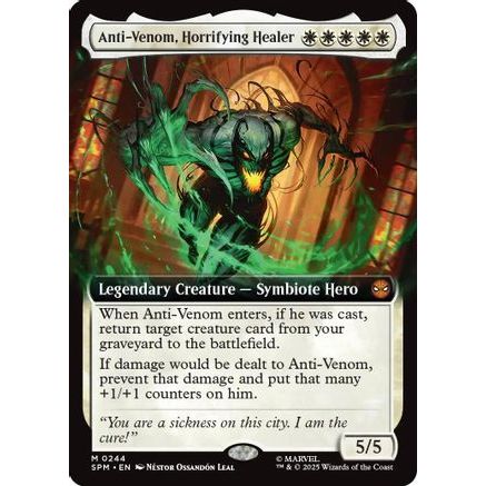 Anti-Venom, Horrifying Healer (Extended Art) (SPM-244) - Marvel's Spider-Man Foil