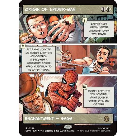 Origin of Spider-Man (Borderless) (SPM-218) - Marvel's Spider-Man