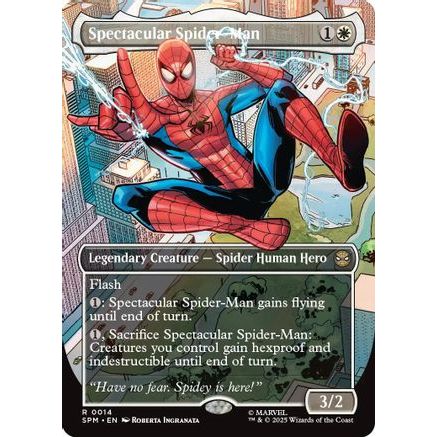Spectacular Spider-Man (Borderless) (SPM-014) - Marvel's Spider-Man