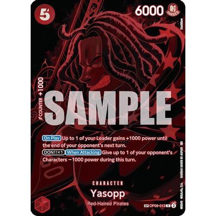 Yasopp (SP) (OP09-013) - Legacy of the Master Foil