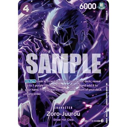 Zoro-Juurou (SP) (ST18-004) - Legacy of the Master Foil