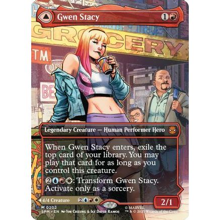 Gwen Stacy (0202) (Borderless) (SPM-202) - Marvel's Spider-Man