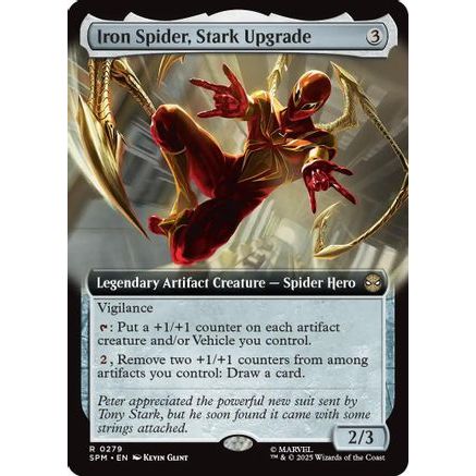 Iron Spider, Stark Upgrade (Extended Art) (SPM-279) - Marvel's Spider-Man Foil