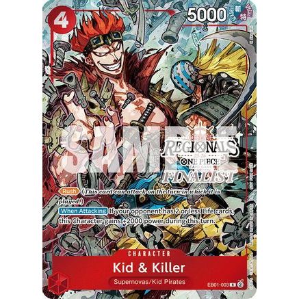Kid & Killer (Offline Regional Finalist Card Set 2025 Vol.2) (EB01-003) - One Piece Promotion Cards Foil