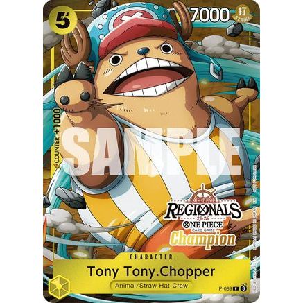 Tony Tony.Chopper (Offline Regional Champion Card Set 2025 Vol.2) (P-089) - One Piece Promotion Cards Foil