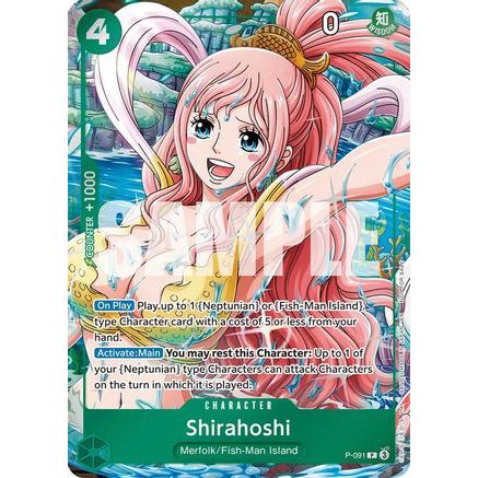 Shirahoshi (Event Pack Vol. 7) (P-091) - One Piece Promotion Cards Foil
