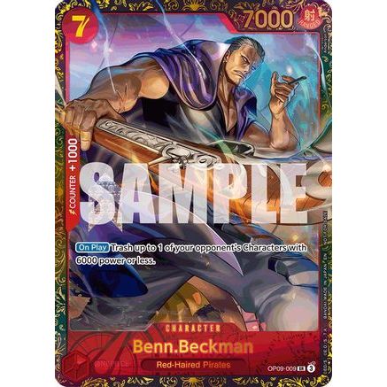 Benn.Beckman (Championship 25-26 Offline Regionals Season 2) (OP09-009) - One Piece Promotion Cards Foil