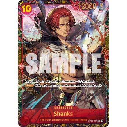 Shanks (Championship 25-26 Offline Regionals Season 2) (OP09-004) - One Piece Promotion Cards Foil