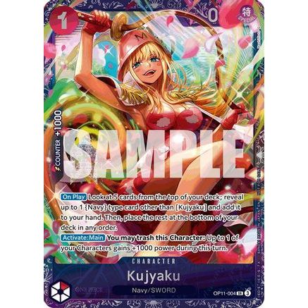 Kujyaku (Treasure Cup August 2025) (OP11-004) - One Piece Promotion Cards Foil