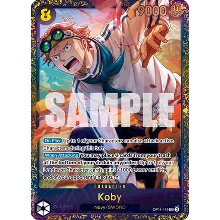 Koby (Treasure Cup August 2025) (OP11-119) - One Piece Promotion Cards Foil