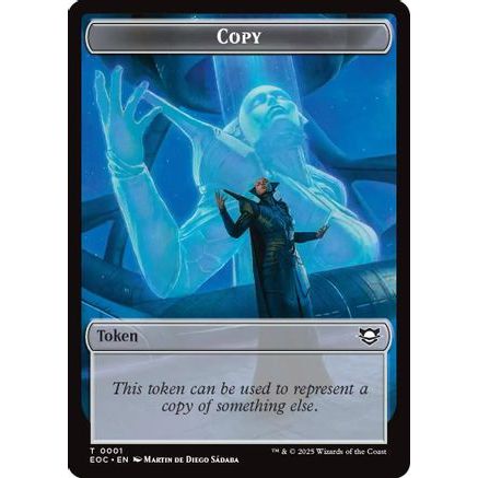 Copy // Golem (0012) Double-Sided Token (EOC-1 // 12) - Commander: Edge of Eternities Foil