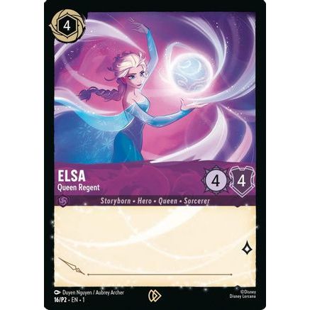 Elsa - Queen Regent (16/P2) - Disney Lorcana Promo Cards