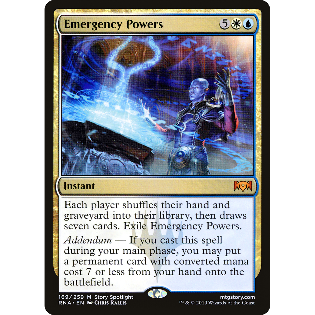 Emergency Powers (RNA-169) - Ravnica Allegiance