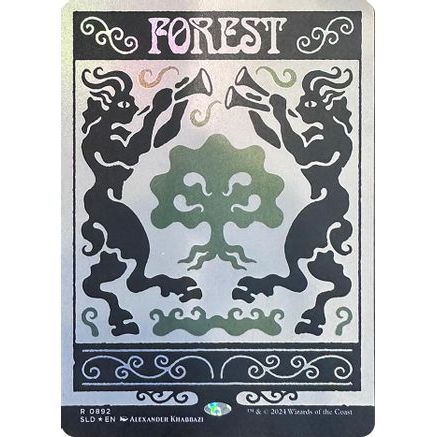 Forest (0892) (Rainbow Foil) (SLD-892) - Secret Lair Drop Series Foil
