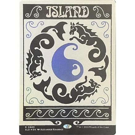 Island (0889) (Rainbow Foil) (SLD-889) - Secret Lair Drop Series Foil