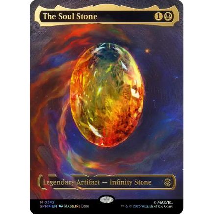 The Soul Stone (Cosmic Foil) (SPM-242) - Marvel's Spider-Man Foil