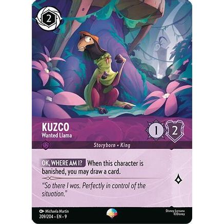Kuzco - Wanted Llama (Epic) (209/204) - Fabled Holofoil