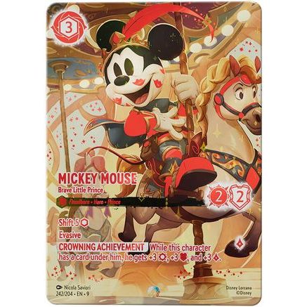 Mickey Mouse - Brave Little Prince (Iconic) (242/204) - Fabled Holofoil
