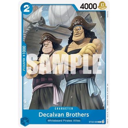 Decalvan Brothers (ST22-008) - Starter Deck 22: Ace & Newgate