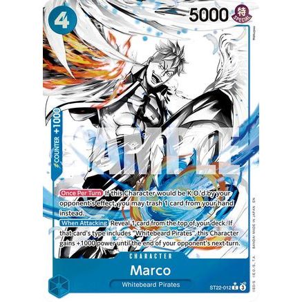 Marco (Parallel) (ST22-012) - Starter Deck 22: Ace & Newgate Foil