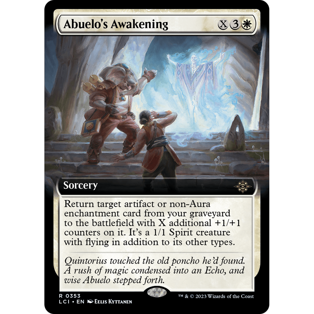 Abuelo's Awakening (LCI-353) - The Lost Caverns of Ixalan: (Extended Art) Foil