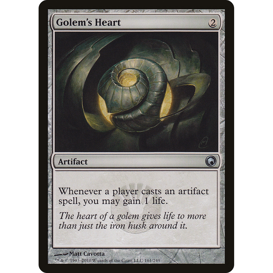 Golem's Heart (SOM-161) - Scars of Mirrodin Foil