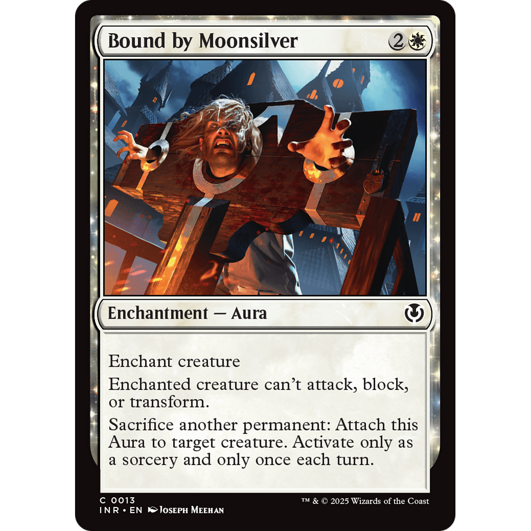 Bound by Moonsilver (INR-013) - Innistrad Remastered: (enchantment)
