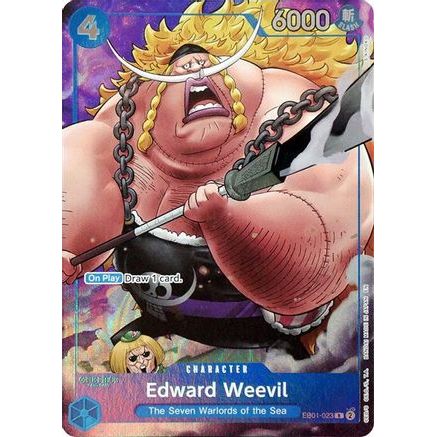 Edward Weevil (Seven Warlords of the Sea Binder Set) (EB01-023) - One Piece Promotion Cards Foil