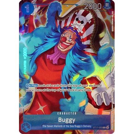Buggy (Seven Warlords of the Sea Binder Set) (ST17-003) - One Piece Promotion Cards Foil