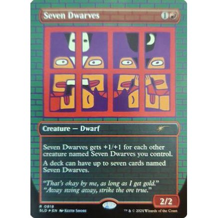 Seven Dwarves (0818) (Rainbow Foil) (SLD-818) - Secret Lair Drop Series Foil