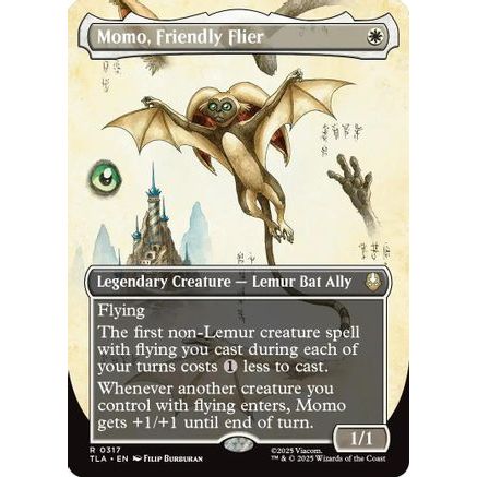 Momo, Friendly Flier (Borderless) (TLA-317) - Avatar: The Last Airbender