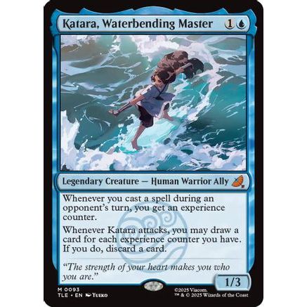 Katara, Waterbending Master (TLE-093) - Avatar: The Last Airbender: Eternal-Legal Foil